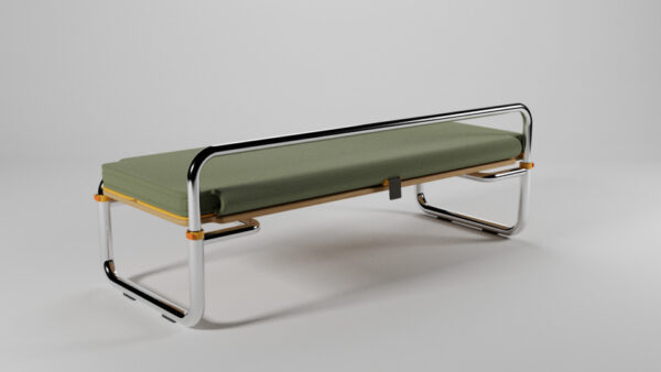 “Hospital bench and bed”