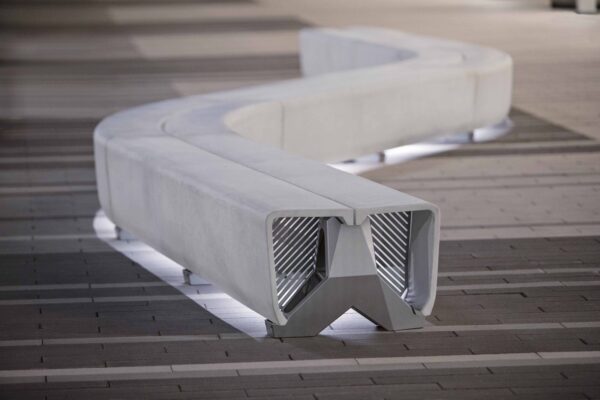 Typology Ribbon Bench by Landscape Forms
