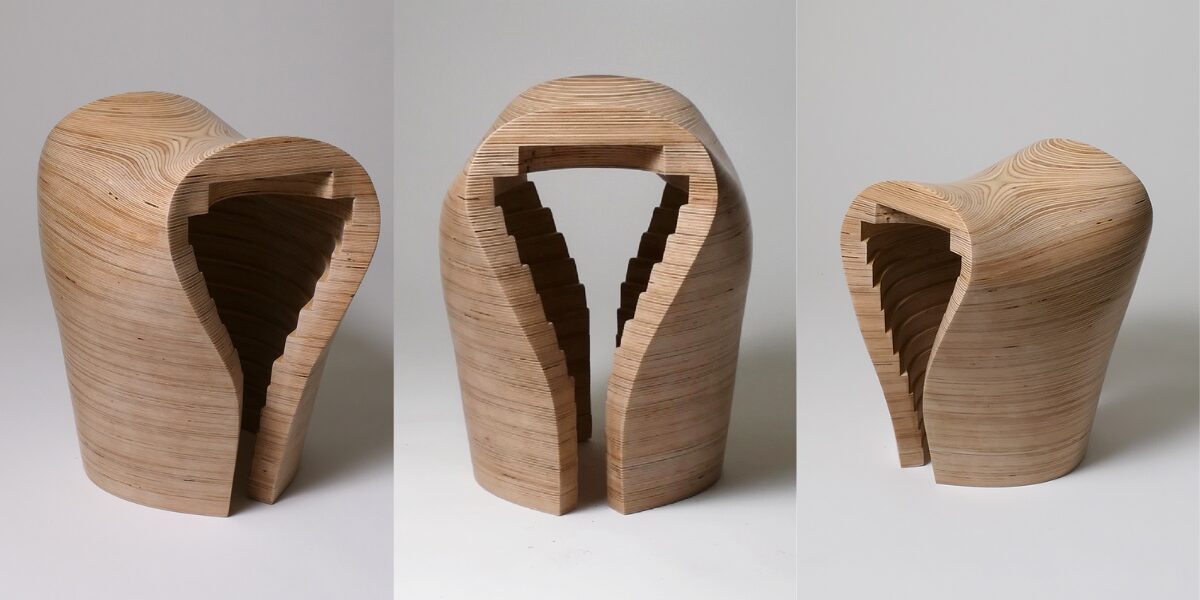 The Saddle stool by Elay Dagan
